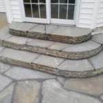 Flagstone steps