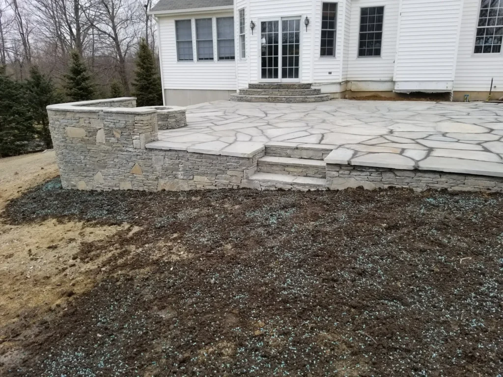 Flagstone patio