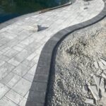 Manufactured stone walkway