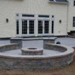 Manufactured stone fire pit
