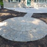 Manufactured stone patio