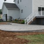 Manufactured stone patio