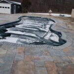Manufactured stone pool surround