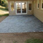 Manufactured stone patio