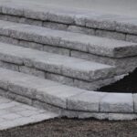 Manufactured stone steps