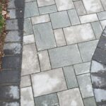 Manufactured stone walkway