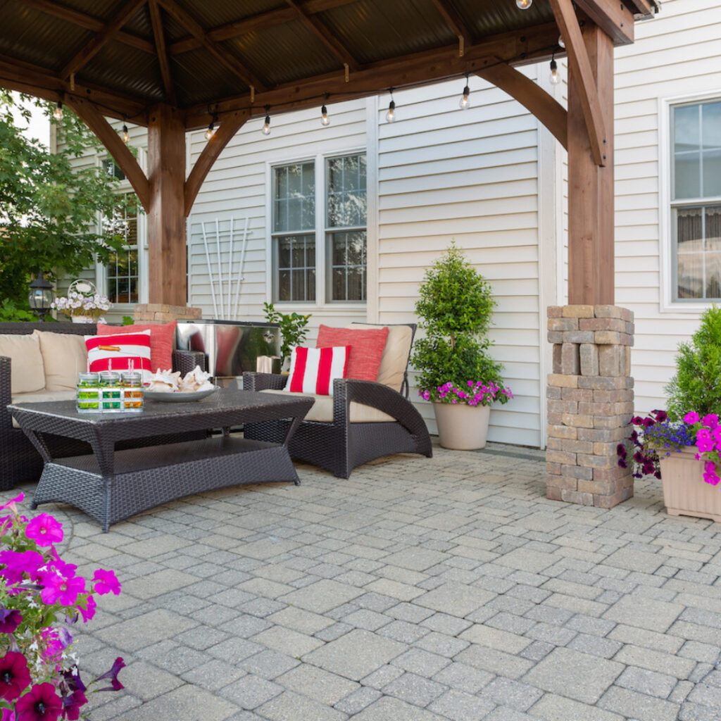 Paver patio
